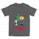 thumbnail image 3 of Camiseta estampada con dibujos de Snoopy y villancicos de Peanuts para hombre y mujer, camiseta de algodón a la moda con estampado de Charlie Brown, 3 of 5