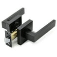 thumbnail image 5 of Villar Home Designs Door Lever Crown Black Passage 20 Pack, 5 of 7