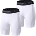thumbnail image 1 of Mens Compression Shorts Sports Running Tights Underwear Athletic Workout Spandex Base Layer Short for Biker Training, 1 of 7