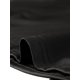 thumbnail image 5 of Vestido de fiesta con cinturón y dobladillo cruzado fruncido de un hombro para mujer Negro L, 5 of 5