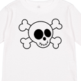 thumbnail image 4 of Inktastic Fun Skull and Crossbones Boys or Girls Long Sleeve Toddler T-Shirt, 4 of 5