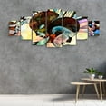 thumbnail image 4 of Startonight Large Canvas Wall Art Abstract - Strong Emotions, Woman and Man - Huge Framed Modern Set of 7 Panels 40 x 95 Inches, 4 of 5