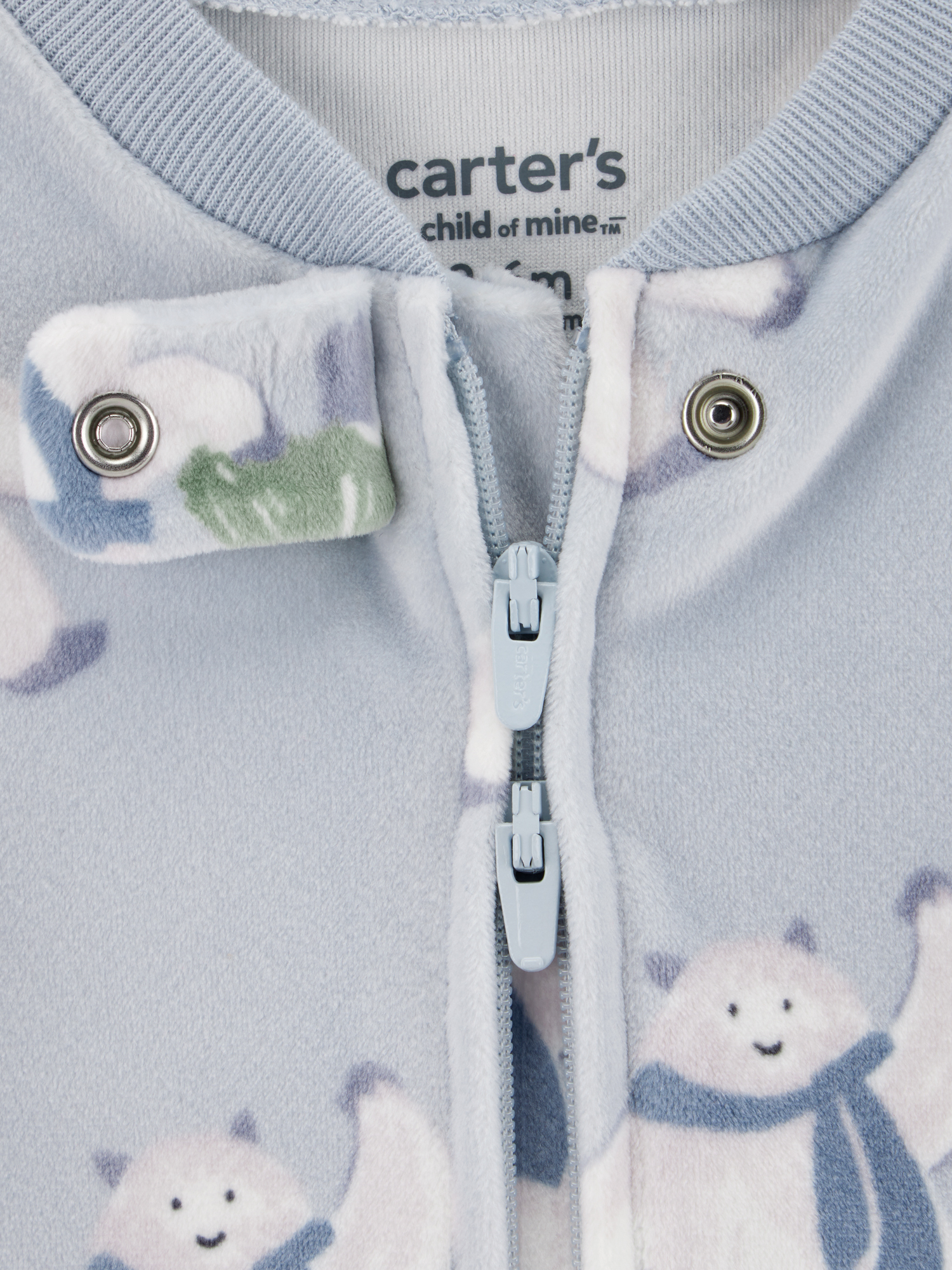 Carter's Child of Mine Baby Cozy Sleep N Play, Single & 2 Pack, Sizes Preemie-6/9 Months