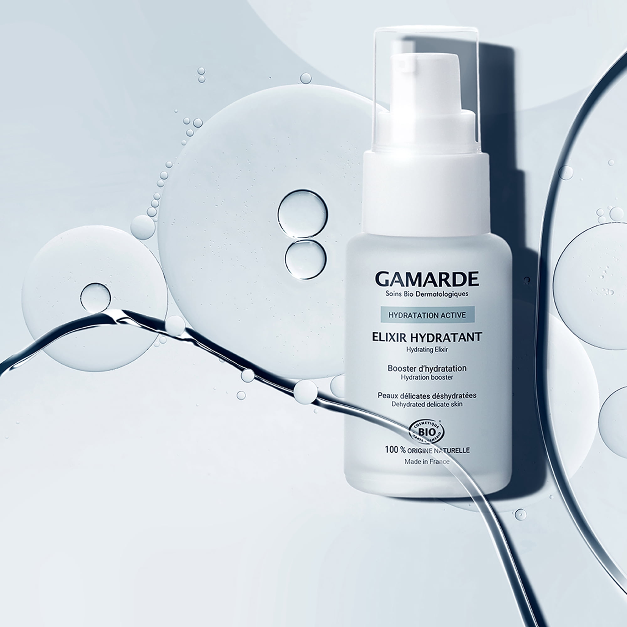Gamarde Hydrating Elixir, Face Moisturizer Serum, 1.01 oz