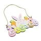 thumbnail image 2 of Moyic Decoraciones Artesanía Feliz Pascua Placa Colgante Adorno Exhibición Muebles Adorno Regalos para sala de estar Kits de decoración para fiestas JM00201 Moyic HA061106-02, 2 of 6