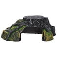 thumbnail image 1 of Miangastore Decorative Basking Platform Resin 1 Pcs Tree Trunk Shape, 1 of 9