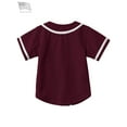 thumbnail image 4 of Ma Croix Kids Baseball Button Down Jersey Youth Active Athletic Uniform, 4 of 4