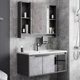 thumbnail image 4 of Customizable Aluminum Gold Bathroom Cabinet Set Bathroom Washbasin Ceramic One-piece Sink Decoration Furniture My Lux Decor Round, 4 of 15