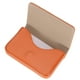 thumbnail image 1 of Portatarjetas de Presentación Uxcell, Estuche de Tarjetas de Negocio de Cuero PU con Cierre Magnético para Hombres y Mujeres, Naranja, 1 of 6