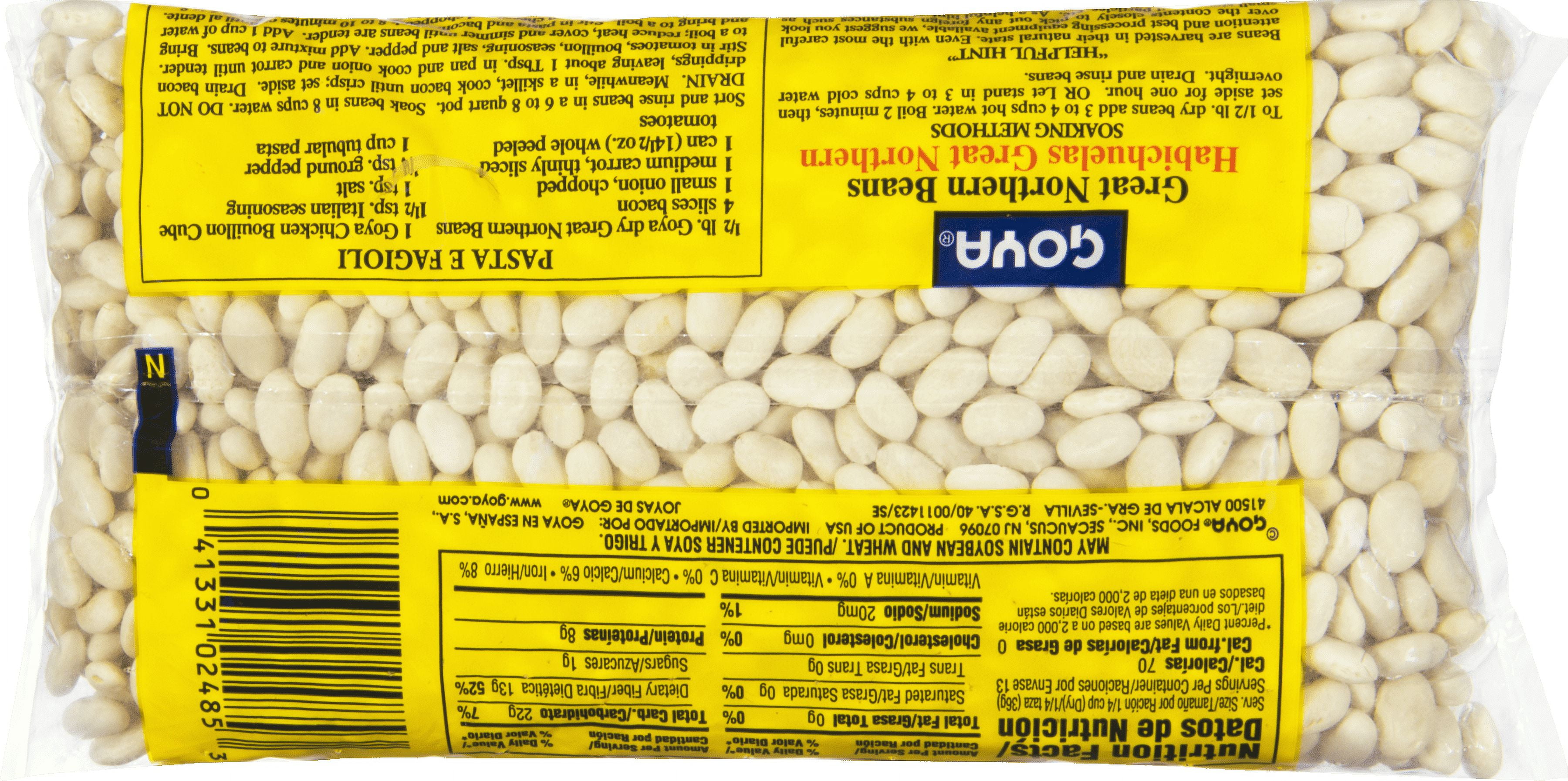 (2 pack) Goya Great Northern Beans, Dry - 16 oz. (1 lb.)