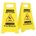 thumbnail image 1 of IFANLANDOR 2Pcs Floor Safety Caution Sign Yellow A-Frame Foldable For Wet Floor Situations In Cinemas, 1 of 8