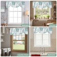 thumbnail image 6 of Tie Up Valance for Windows Turquoise Turtle Curtains Valances Rod Pocket Valance Window Treatments Ocean Coral Starfish Shell Balloon Curtains for Kitchen Living Room Bedroom Bathroom 42x12 Inch, 6 of 9