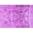 thumbnail image 1 of Ahgly Company Indoor Rectangle Persian Purple Traditional Area Rugs, 5' x 7', 1 of 4