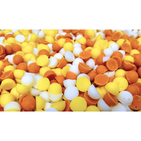 

Candy Corn Scented Soy Wax Melts/Dots EBM Creations 8oz shaker Bottle Highly Scented!