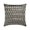 Grey, variant on Throw Pillow Cover, White & Silver 16"x16" (40x40 cm) Accent Cushion Covers, Silk Crystals, Beaded & Embroidery Throw Pillows For Sofa, Geometric Pattern Modern Style - Kohinoor
