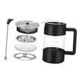 thumbnail image 3 of simhoa French Press Coffee Maker Accessories Glass Coffee Pot for Cafe Home Camping, 3 of 8