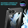 thumbnail image 3 of SOATUTO Screen Protector Compatible With Samsung Z Flip 5 5G Tempered Glass Touch Sensitive,Case Friendly, 9H Hardness HD Clear Anti Scratch, Bubble Free For Samsung Z Flip 5 5G - 2 Pcs, 3 of 6