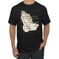 thumbnail image 1 of Wild Bobby, Praying Hands God Grant me the Serenity Courage Wisdom, Inspirational/Christian, Men's Graphic Tees, Black, 5XL, 1 of 3