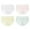 Multicolor, variant on KyCheLot Girls 4 Pack Underwear Basic Soft Breathable Stretch Mid Waist Seamless Panties 5-12 Years