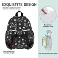 thumbnail image 5 of Cat Head and Dog Paw Print Backpack for School, Cute School Bag with Adjustable Shoulder Straps and Padded Back, 15"x11.42"x5.5", 5 of 5