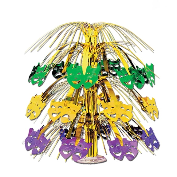 Beistle - Mardi Gras Cascade Centerpiece - 18" - Pack of 6
