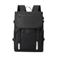 thumbnail image 2 of Mochila de viaje para computadora portátil de 15,6 pulgadas con correas para el hombro, mochila liviana para computadora portátil de negocios, mochila negro, 2 of 8