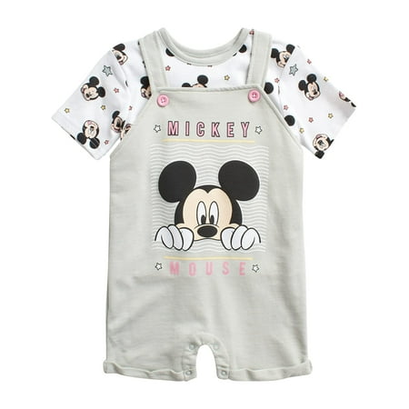

Disney Mickey Mouse 2 Piece T-Shirt and Shortall Set (Baby Boys)