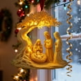 thumbnail image 4 of HomeKingdee Jesus Birth Figurine Christmas Statue Decorative Artwork Collection Tabletop, 4 of 6