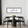 thumbnail image 3 of MODE HOME 42x15 Inch Wooden Wall Art with Title The Best Memories Are Made Gathered Around The Table, Rustic Farmhouse Dining Room Wall Decor, Large Framed Kitchen Wall Art for Home Decor, 3 of 9