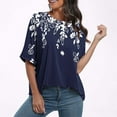 thumbnail image 1 of Shorts pour Femmes, Chemises pour Femmes, Mode Décontractée pour Dames, Chemise Ample à Manches Courtes Imprimée, 1 of 5