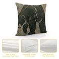 thumbnail image 4 of Qinduosi Pillow Covers Set of inch, Black Throw Pillow Covers Cabin Decor Gray Pillowcase Rustic Cushion Couch Cover Outdoor Cushion Case, 4 of 5