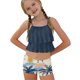 thumbnail image 3 of Niñas Trajes de Baño de Dos Piezas Tamaño 10-12 Traje de Baño de Playa de Verano con Estampados Florales Set de Dos Piezas Shorts, 3 of 7