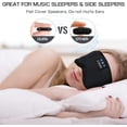 thumbnail image 3 of Sleep Headphones Sleep Mask with Bluetooth Headphones, Eye Mask for Sleeping Eye Pillow Sleeping Headphones for Side Sleepers Thin Speaker Cool Gadgets Gifts for Men&Women, 3 of 4