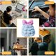 thumbnail image 5 of Puntoco Juguete antiestrés con forma de piña, juguete sensorial de espuma suave con purpurina para aliviar la ansiedad, ideal para la oficina o el hogar, diseño liviano y portátil, 5 of 5