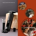 thumbnail image 3 of Operated Wine Corkscrew Opener Sets with Foil Cutter, Wine Aerator Pourer, Vacuum Stoppers, Self-Pulling Reusable, 3 of 7