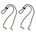 thumbnail image 2 of 2 Pcs Flexible Napkin Clips Landyard Bib Eating Towel Holder String Adjustable String Chains Hold Your Napkin Place 2 Pcs Black, 2 of 9