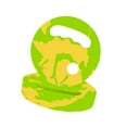 thumbnail image 4 of Discos de ejercicios acuáticos, discos de natación de espuma EVA, equipo aeróbico cómodo, resistencia de piscina para entrenamiento acuático de verano Verde Amarillo, 4 of 8