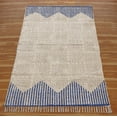 thumbnail image 5 of Casavani Handwoven Blue Cotton Dhurrie Square Living Room Dining Room Kitchen Carpets 11x11 feet, 5 of 5