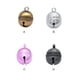 thumbnail image 3 of Methold Campana para perro Etiquetas multicolores de latón con anillos Campanas decorativas para gatos Sonido agradable Mascotas Colgante Plateado oscuro 20piezas, 3 of 6