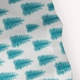 thumbnail image 2 of Simply Daisy 70" W x 73" L Christmas Trees Pattern Polyester Shower Curtain, Turquoise [1 Ct], 2 of 5