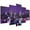 Purple, variant on New York City Canvas Wall Art Manhattan Skyline at Light Night Picture Prints 5 Panel Cityscape Painting Artwork for Modern Home Office Wall Decoration Stretched Ready to Hang