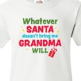 thumbnail image 4 of Inktastic Christmas Whatever Santa Doesn't Bring Me Grandma Will Youth T-Shirt, 4 of 5