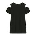 thumbnail image 5 of Oversized Dresses for Women Summer Oversized Off The Shoulder Loose-Neck Short Sleeved Over Dress, 5 of 6