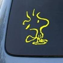 Woodstock 6 Inch Vinyl Car Decal – Yellow Bird Charlie Brown Snoopy Show Sticker for Truck, Car, Tumbler, Cup, Laptop, Decor, Locker, Table, Window