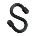 thumbnail image 2 of Nite Ize Gear Tie Bendable S-Hook - Utility S-Hook for Hanging - Bendable Rubber Hook Cable - Strong Hook for Closets, Garages & More - Tough Rubber Shell with Flexible Wire - Black (4 Pack), 2 of 9
