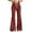 Red, variant on Women's Fashion Loose Drawstring Waist Plaid Printed Casual Sports Flared Pants, Elastic Joggers Sweatpants, Stylish Yoga Pants for Women,Red,S
