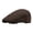 Coffee, variant on Unisex Houndstooth Newsboy Flat Cap, British-Style Driver Hat with Front Brim, Brown, One Size, Year-Round Casual Wear