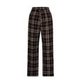 thumbnail image 5 of Deals Clearance under 10.00 Sweatpants Women Fashion Casual Women Plaid Printed Ladies Legging Long Pants, 5 of 6
