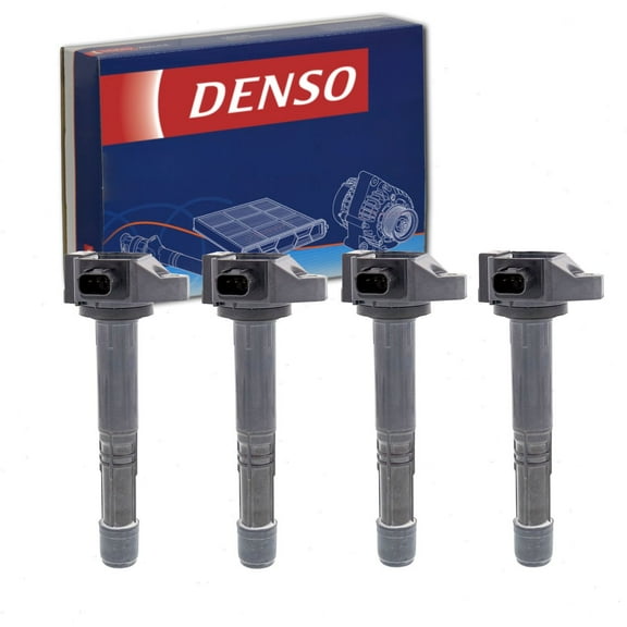 4 pc DENSO Direct Ignition Coils compatible with Honda Accord 2013-2017