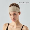thumbnail image 3 of Diadema deportiva para ejercicios de yoga y deportes: elástica, antideslizante y absorbe el sudor., 3 of 5
